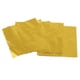 thumbnail image 1 of 100x Paquete De Caramelo De Chocolate Papel De Aluminio Aluminio Linfoil Wrappers Golden, 1 of 3