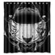 thumbnail image 1 of Cortina de ducha abstracta con diseño de tigre para baño, juego de cortinas con ganchos, tamaño 60 x 72 pulgadas, 1 of 3