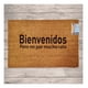 thumbnail image 1 of Tapete Limpia Pies Personalizado Bienvenidos pero no por mucho rato, 1 of 8
