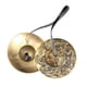 thumbnail image 4 of Campana de platillo tibetano Tingsha Campanas de mano budistas tibetanas 6,5 cm para instrumento de percusión manual Campanas espirituales de yoga Dec A, 4 of 5