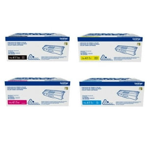 Brother - Pack De Toner Tn-411 Negro, Cyan, Magenta Y Amarillo