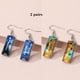 thumbnail image 1 of Vintage Van Gogh Painting Glass Drop Dangle Earrings Artist Delicate Decor For Women Girls 1Pair, 1 of 5
