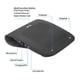 thumbnail image 5 of Altavoz Bluetooth para automóvil Visera manos libres Altavoz Bluetooth Conexión automática de teléfono celular para una conducción segura Hablar, 5 of 8