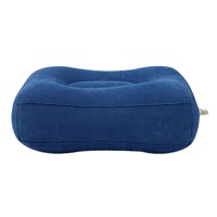 Bothyi - Reposapiés Almohada Pvc Inflable Reposapiés Estera Para El Hogar Avión Estera Para Acampar Azul