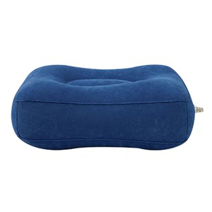 Bothyi - Reposapiés Almohada Pvc Inflable Reposapiés Estera Para El Hogar Avión Estera Para Acampar Azul