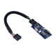 thumbnail image 1 of Tarjeta De Cable De Extensión USB De 9 Pines Cable Divisor De Extensión De 1 A 2 Pines De 9 Pines 0,6 M, 1 of 5