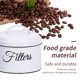 thumbnail image 3 of Soporte de filtro de café MYSENLAN Rustic Round Metal White, 3 of 8
