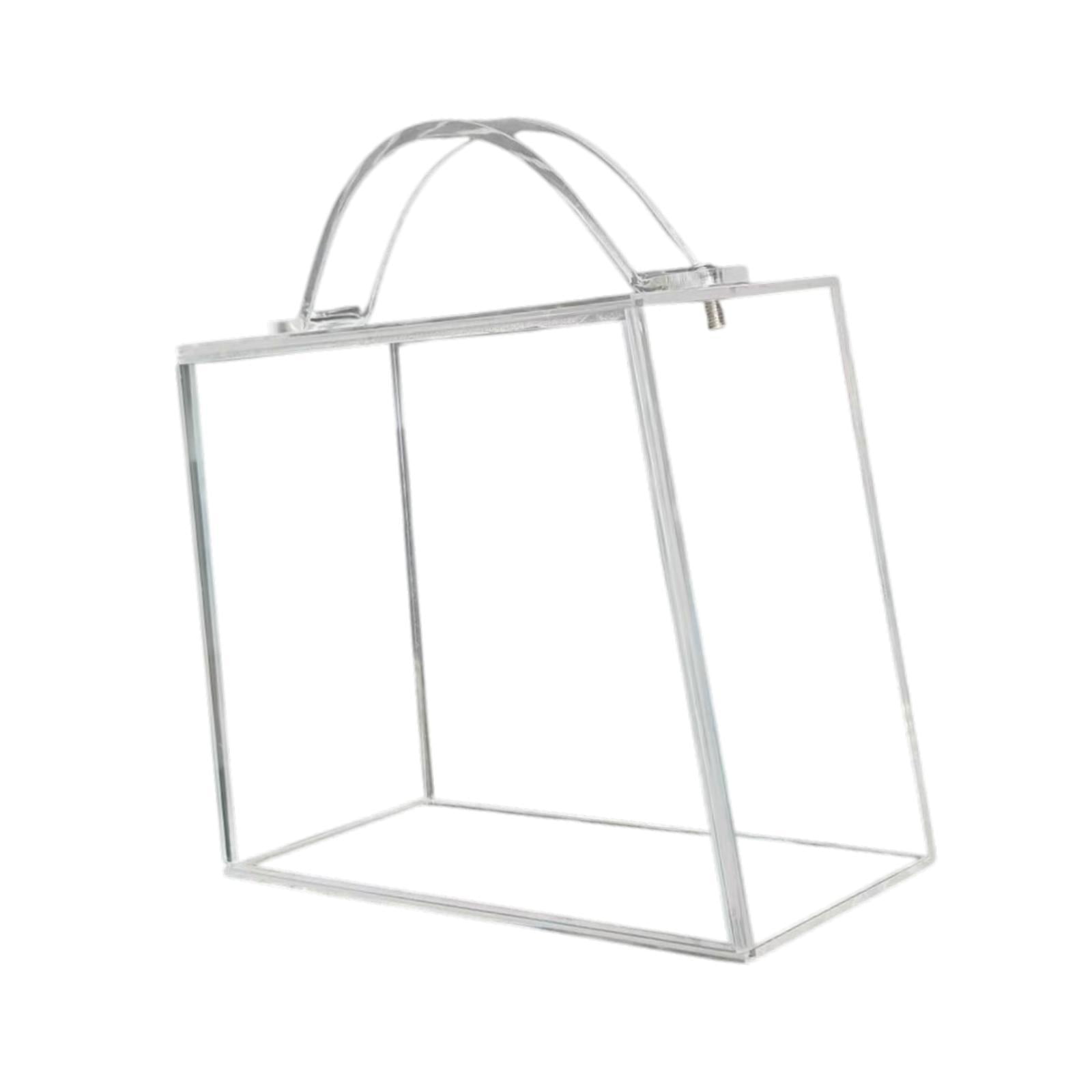 Bothyi - Box De Flores Recipiente Transparente Tota De Regalo Acrílico Para El Aniversario Del Día De San Valentín 19x15x16cm