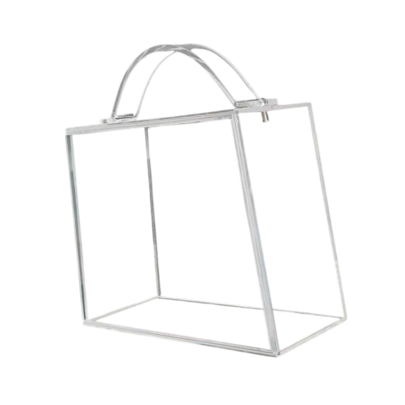 Bothyi - Box De Flores Recipiente Transparente Tota De Regalo Acrílico Para El Aniversario Del Día De San Valentín 19X15X16Cm