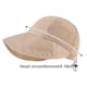 thumbnail image 2 of Sombrero reversible 2 en 1 de ala ancha para mujer con protección UV para playa y golf, 2 of 5