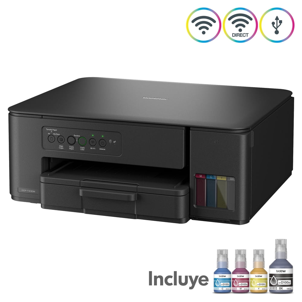 Brother DCP-T430W Negro, foto 3