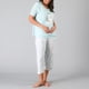 thumbnail image 1 of Pijama Maternal Top + Capri Flores Mujer 33854-247, 1 of 4