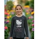 thumbnail image 1 of Polera Niña Hello Kitty gris oscuro 6, 1 of 5