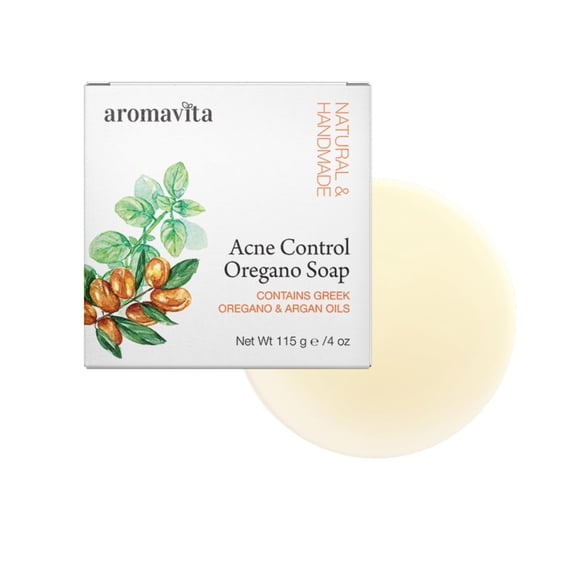 Barra de jabón Aromavita, aceite de orégano para el control del acné facial