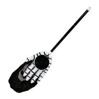 Magideal - Bolsa Grande Para Golosinas De Halloween, Soporte Para Dulces Con Asa, Cesta Para Bolsas De Truco O Golosinas, Suministros De Favores, Para Decoración Negro