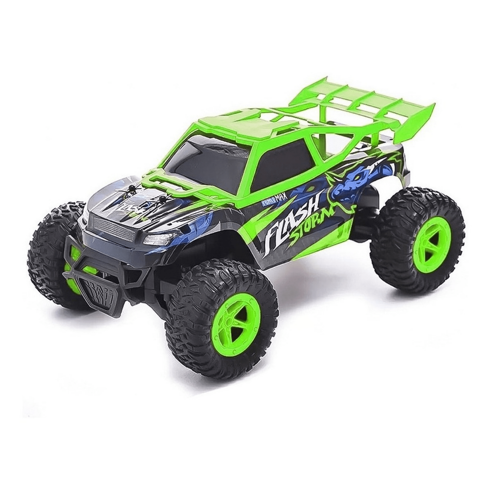 Genérico - Auto A Control Remoto 4x4 Recargable 20kmh Verde