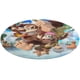 thumbnail image 1 of País de Donkey Kong Alfombra Redonda de Felpa Coral, Antideslizante, No Desprende Pelusas, Lavable y Duradera para Salón, Dormitorio y Habitación de Niños 60cm, 1 of 6