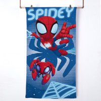 Toalla Playa C/Bolso 70X140+33X42 Spiderman Araña