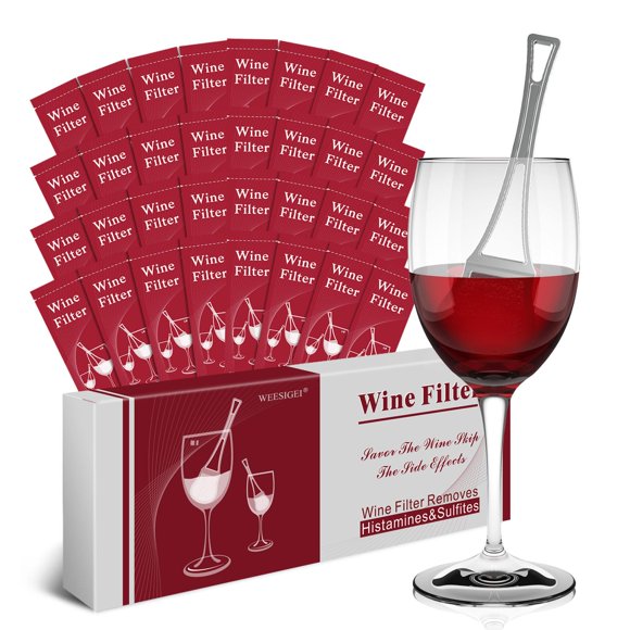 Purificador de sulfitos Wine Wand WEESIGEI Filtros eliminadores de histaminas