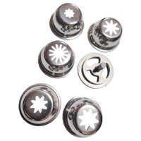 Magideal - 4 Uds. Accesorios De Boquillas Para Máquina De Churro Español, Repuestos Para Máquina Rellenadora De Churros, Accesorio De Repuesto Para Cafeterías