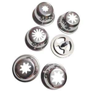 Magideal - 4 Uds. Accesorios De Boquillas Para Máquina De Churro Español, Repuestos Para Máquina Rellenadora De Churros, Accesorio De Repuesto Para Cafeterías