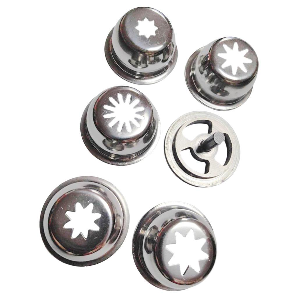 Magideal - 4 Uds. Accesorios De Boquillas Para Máquina De Churro Español, Repuestos Para Máquina Rellenadora De Churros, Accesorio De Repuesto Para Cafeterías