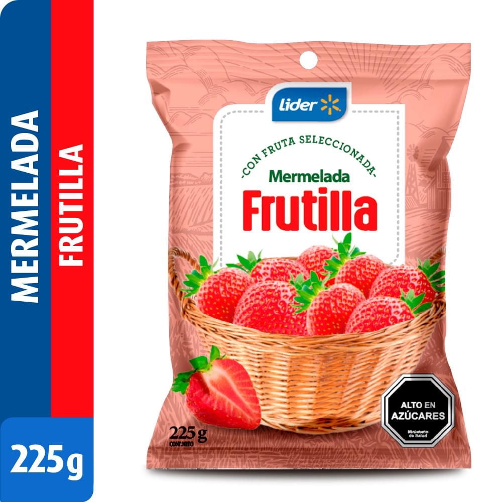 Mermelada Frutilla 225 g Lider
