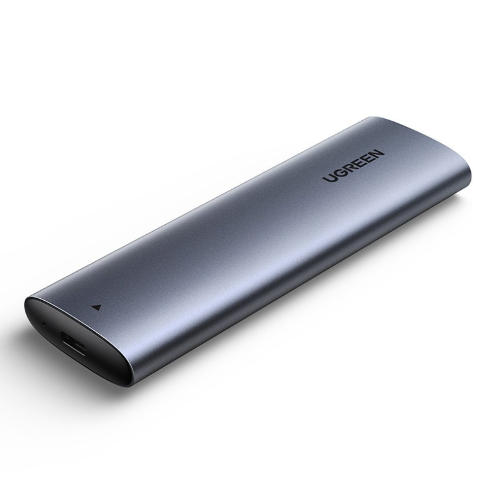 Ugreen - Cofre Para Disco Duro 3.0 M.2 (5gps) + Cable Usb-c/usb-a 50cm Aluminio Cm400