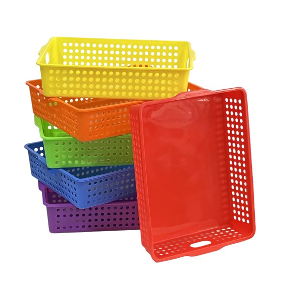 Bandeja de papel RAUVOLFIA 34 cm, pack de 6 colores vivos