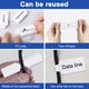 thumbnail image 3 of 30 etiquetas de cable en blanco, reutilizables, autoadhesivas, para escribir, para identificar cables, para organizar cables de ordenador, cargadores y eléctricos., 3 of 8