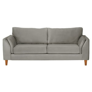 Latam Home - Sofá Milan 3C Con Resortes Pocket Tela Velvet Gris