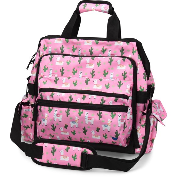 Bolso Nurse Mates Llama Land multi‑compartimentos
