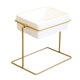 thumbnail image 5 of Jardinera De Cerámica Giratoria De Escritorio Olla Suculenta Con Soporte De Metal Soporte Dorado, 5 of 5