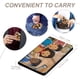 thumbnail image 4 of Molly de Denali Porta Pasaporte y Cartera de Viaje Premium de Cuero PU, Funda de Pasaporte Bloqueo RFID con Ranuras para Tarjetas de Crédito, Estuche para Libro de Pasaporte para Familia 10cm × 15cm, 4 of 6