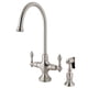 thumbnail image 1 of Grifo de cocina Kingston Brass Vintage Classic con pulverizador de latón, 1 of 2