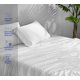 thumbnail image 3 of Juego de 4 piezas de sábanas refrescantes ACCURATEX King blanco, 3 of 7