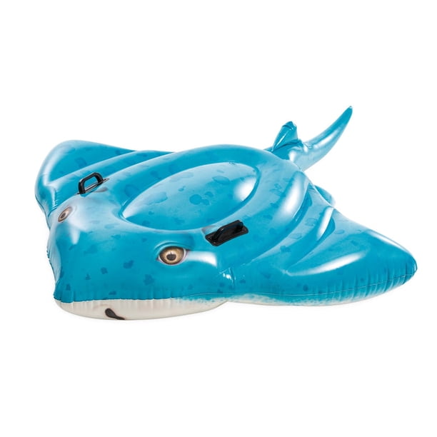 Flotador Inflable Diseño Intex Mantarraya Realista 185x145 Cm Stingray
