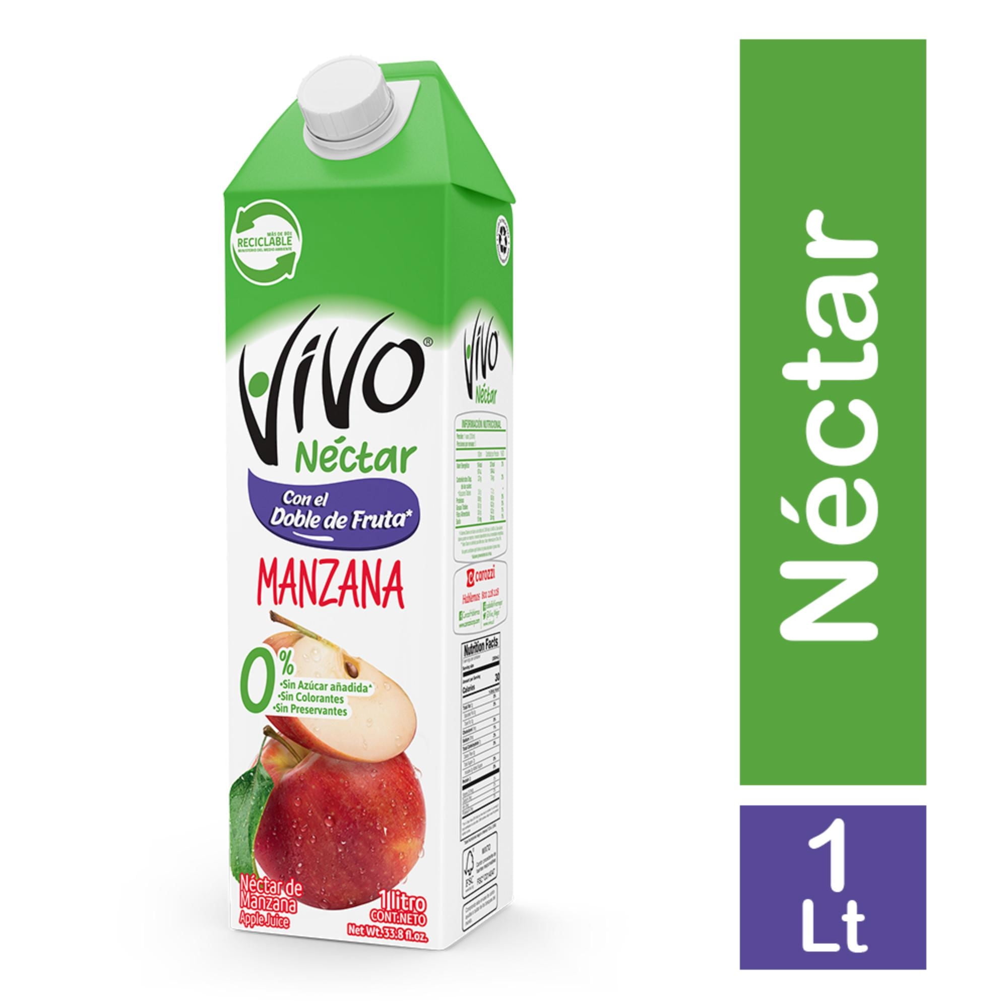 Néctar Sabor Manzana Caja 1 L Vivo