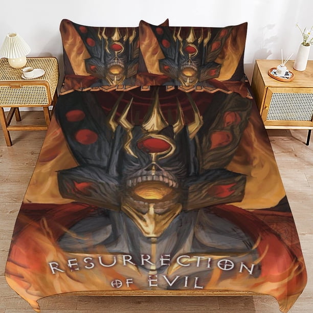 Skibidi Toilet Bedding Set Duvet Cover Comfortable and Lightweight Cartoon Bedding 3 Piece Bed Set