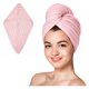 thumbnail image 5 of PACK X 2 GORROS TURBANTE DE MICROFIBRA rosa, 5 of 7