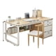 thumbnail image 5 of Escritorio Pata Metal Oficina Cajon 120x50x74cm Homer Design Madera, 5 of 6