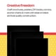 thumbnail image 4 of Cartulina Bristol School Smart plegable 23 x 30 cm negra, paquete de 100, 4 of 9
