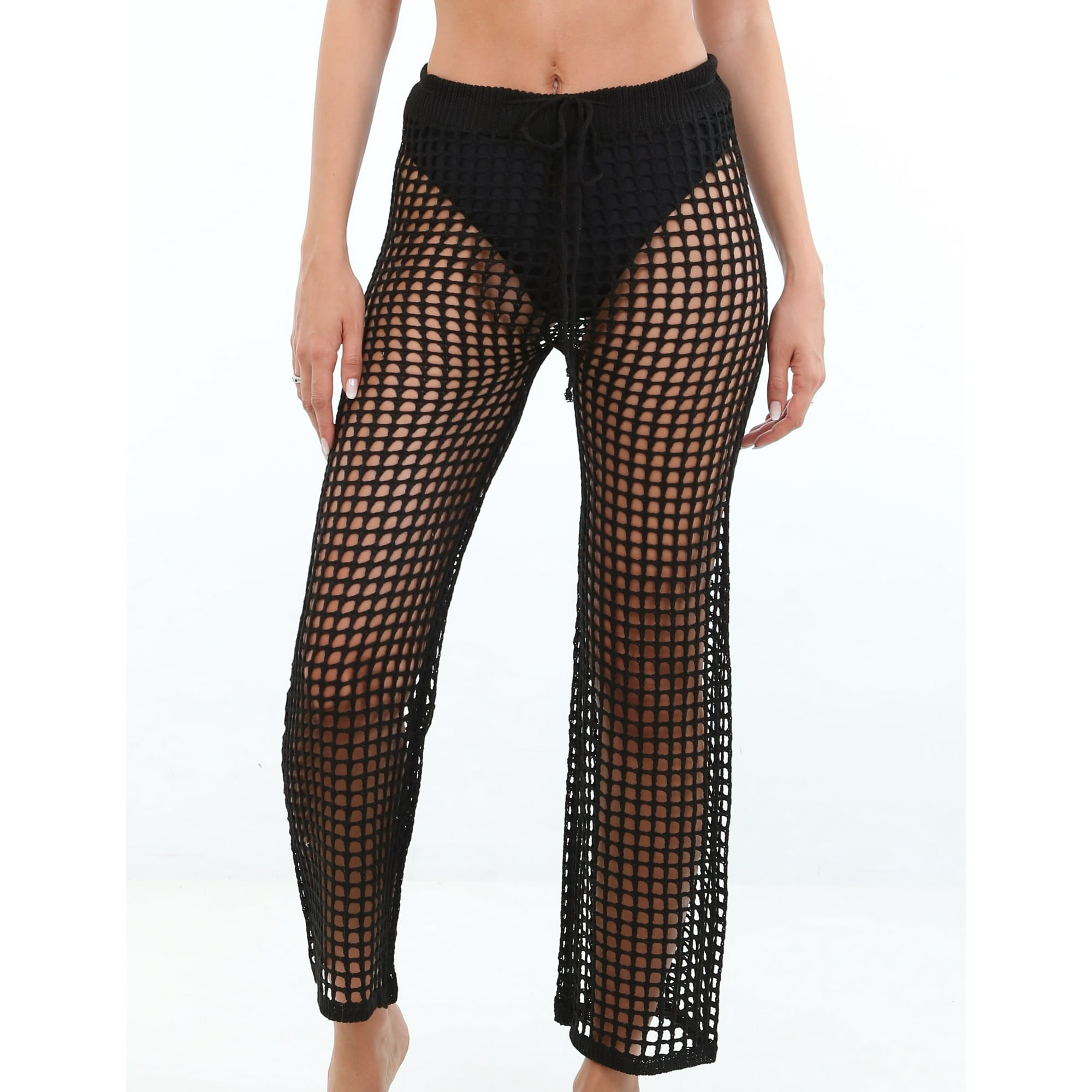 Samia - Salida De Playa Tipo Pantalón Negro L