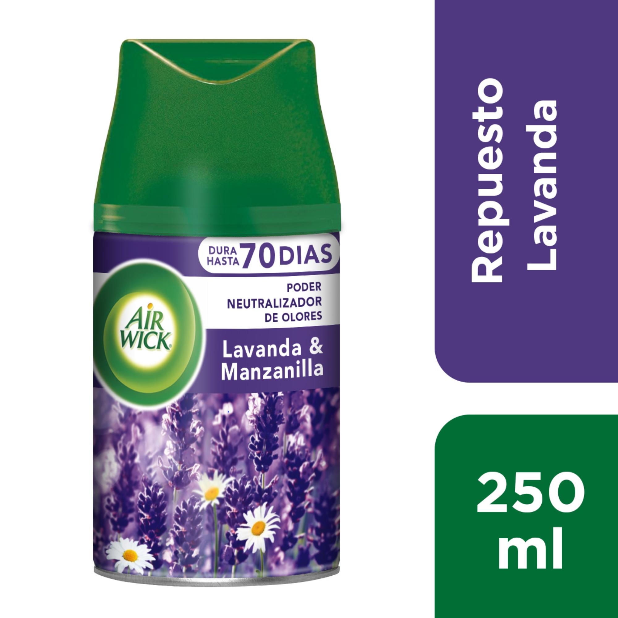 Air Wick - Aromatizante Ambiental Repuesto Aerosol Lavanda Lata