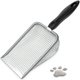 thumbnail image 1 of Cuchara para arena UMUACCAN 28 cm, acero inoxidable, negro, 1 of 6