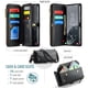 thumbnail image 3 of CaseMe Funda de Cuero para Samsung Galaxy S25 Plus con Billetera [Bloqueo RFID] con Ranura para Billetes con Zíper y 10 Tarjeteros, Correa de Hombro y Muñeca Magnética de Cuero PU Suave para Samsung, 3 of 13