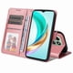 thumbnail image 4 of Funda Billetera para Honor X6B 4G con Porta Tarjetas y Soporte Ajustable Rosa, 4 of 5