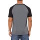 thumbnail image 3 of Camisas Henley de Manga Corta Raglán con Botones y Bloque de Color para Hombre INSPIRE CHIC XL Gris Oscuro, 3 of 5
