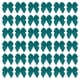thumbnail image 1 of Mini Lazo de Cinta de Tela de Satén Flores de Lazo Apliques para Manualidades de Bricolaje Costura Fiesta de Boda Verde Azulado, 1 of 7