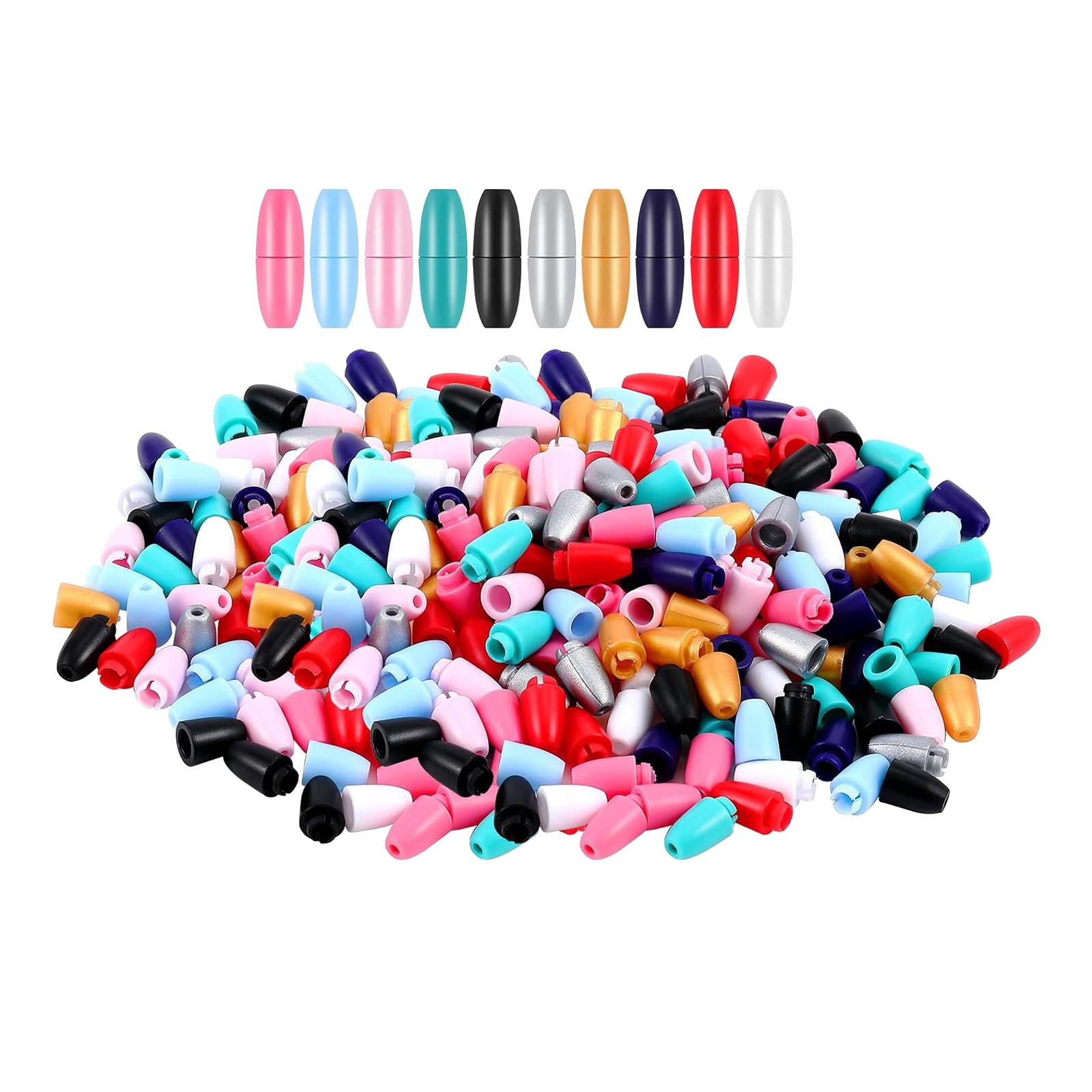 Bothyi - 100 Uds. Conectores De Barril De Cuentas Cierres Separables Para Collar Joyería Pulsera